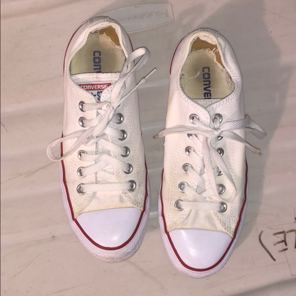 White Converse All-Star Shoes
